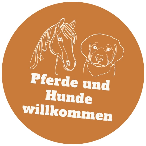 Pferde und Hunde willkommen